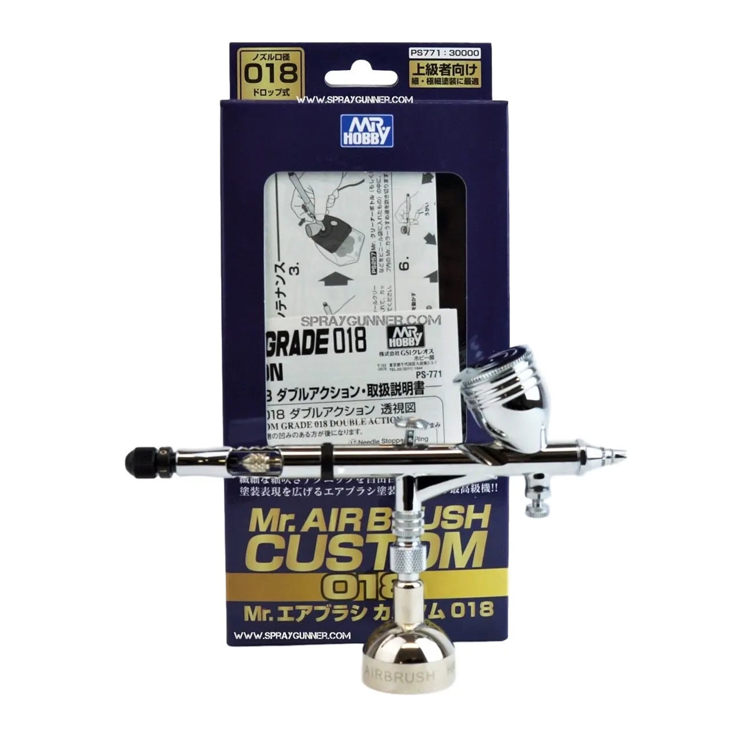 PS771 GSI Creos Mr. Airbrush Custom 0.18mm - Urbanlystore