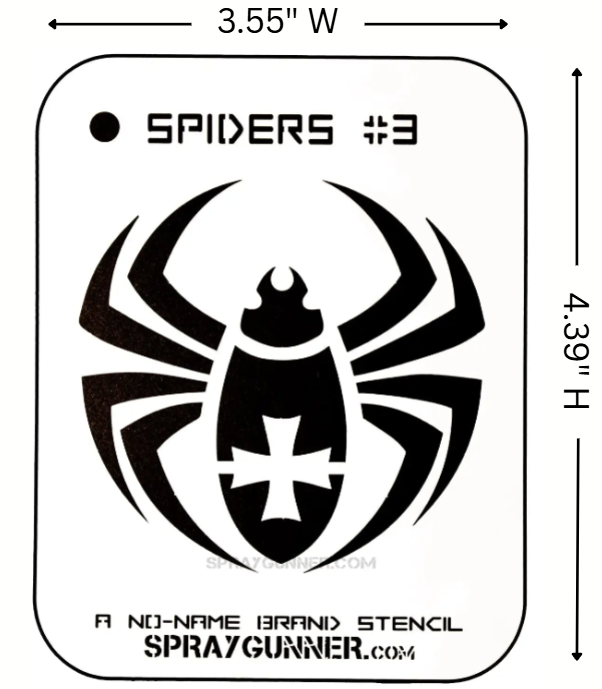 Spider #3 Stencil for airbrushing by NO-NAME Brand