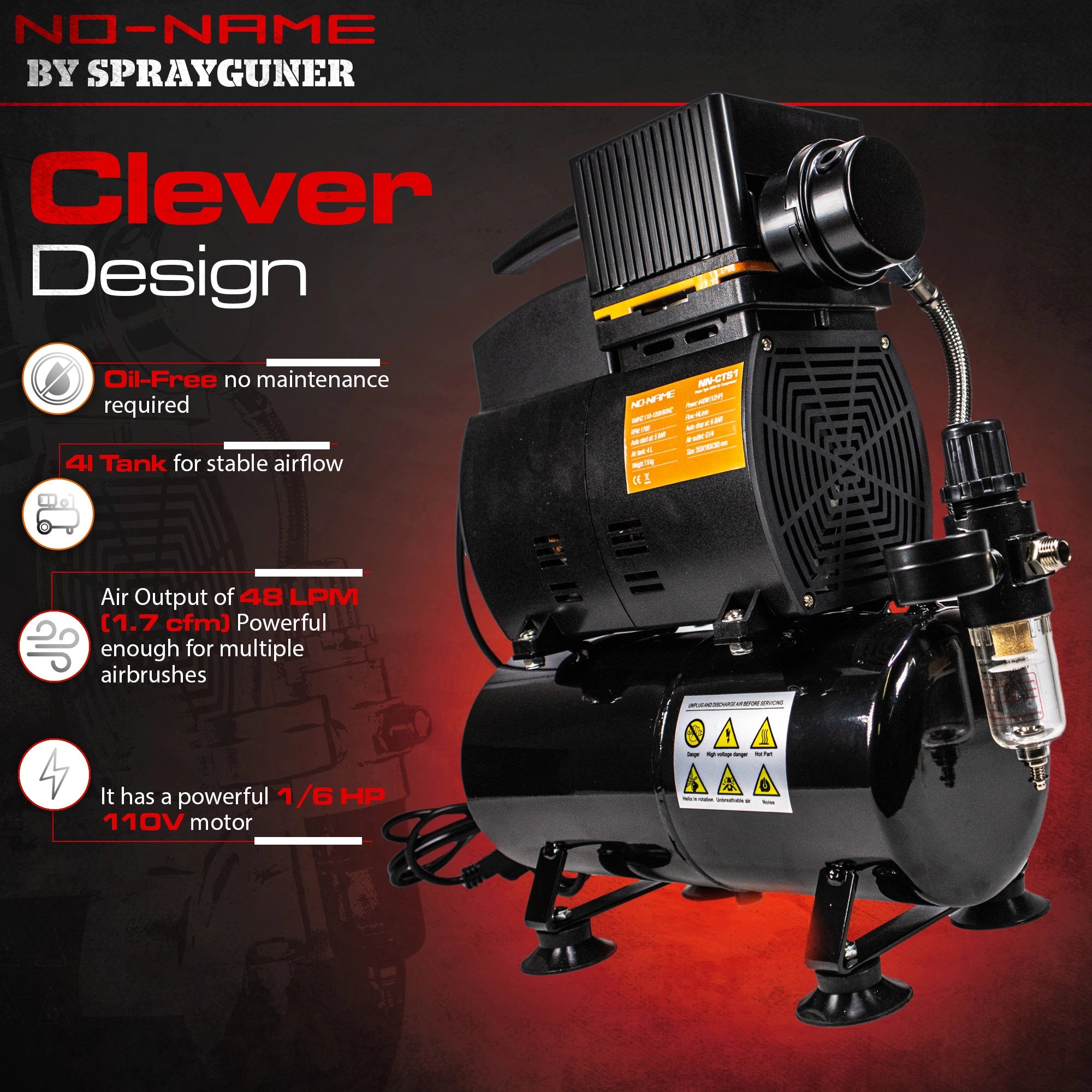 Super Cool Tooty OS Air Compressor by NO-NAME Brand - Urbanlystore